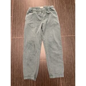 Mate Organic Fleece Relaxed Sweatpant W/Pockets Green Sz M Athleisure Travel